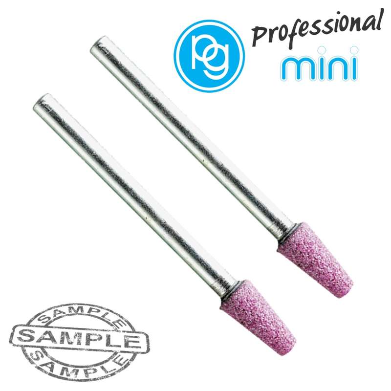 Pg Ruby Grinding Stones 5x10mm.cone.sh2.35mm.2pcs
