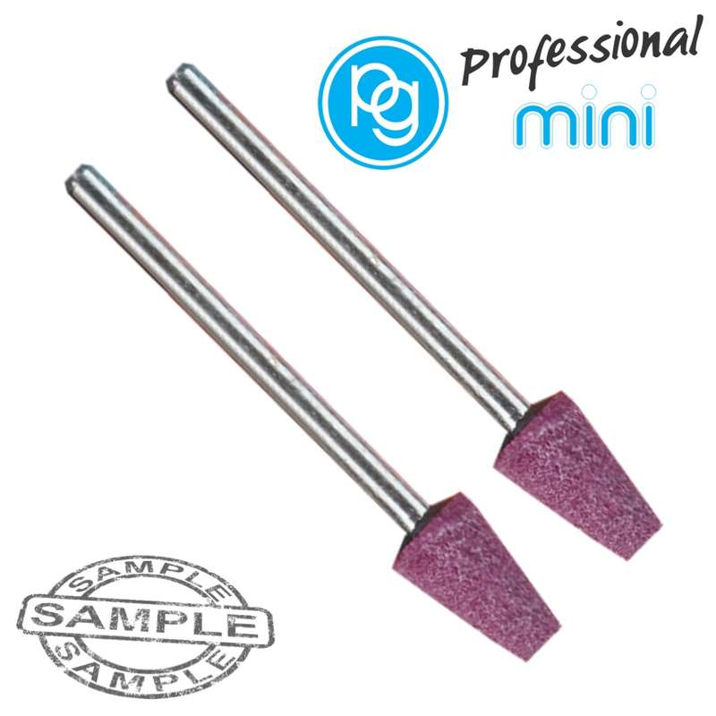 Pg Ruby Grinding Stones 8x12mm.cone.sh3mm.2pcs