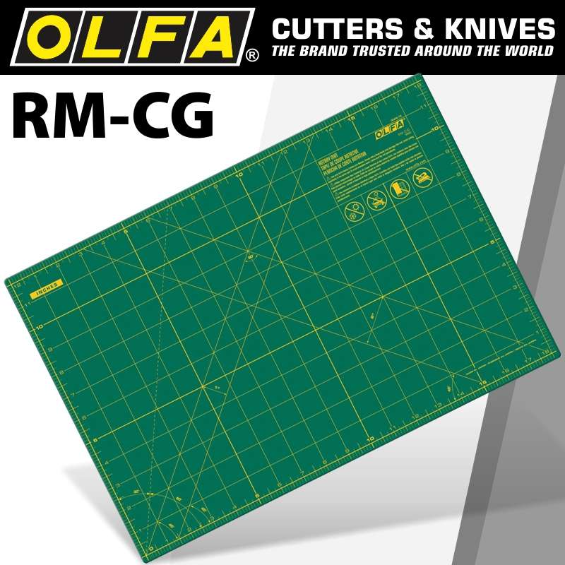 Olfa Green Cutting Mat 12\'x18\' 305 X 458mm