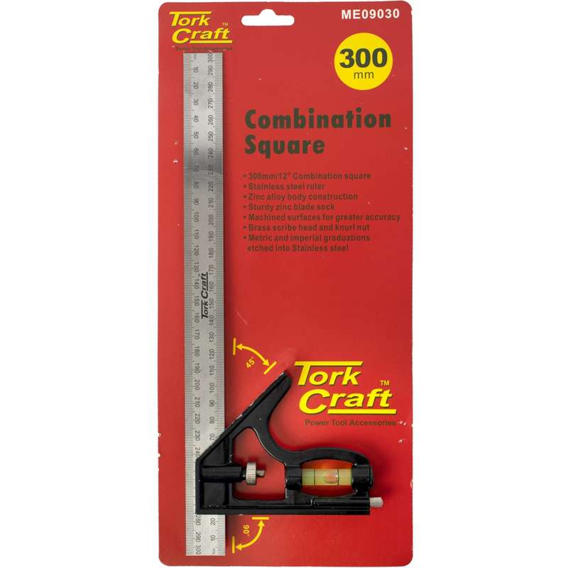 Tork Craft Aluminium Handle Combination Square