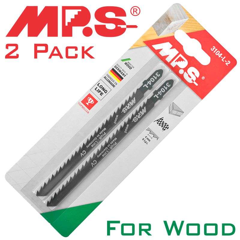 Mps Jigsaw Blade Wood T Shank 6tpi T344d