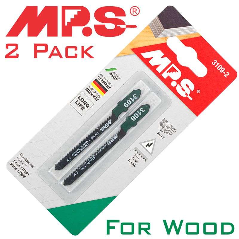 Mps Jigsaw Blade Wood T-shank Scroll T119bo