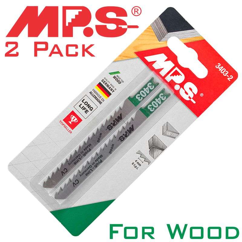 Mps Jigsaw Blade Wood U-shank 6tpi 100mm