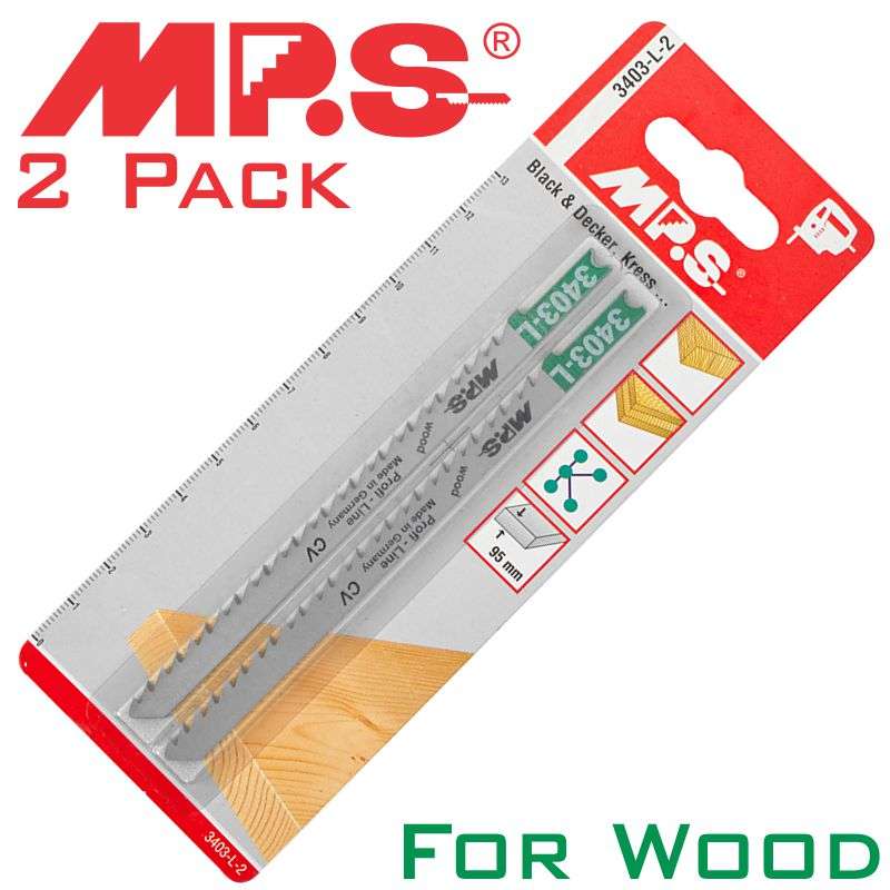 Mps Jigsaw Blade Wood U-shank 6t 130mm