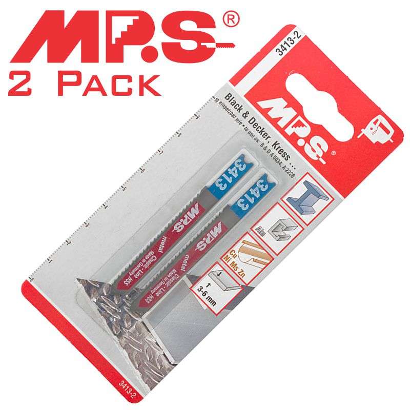 Mps Jigsaw Blade B&d Metal 12tpi 75mm