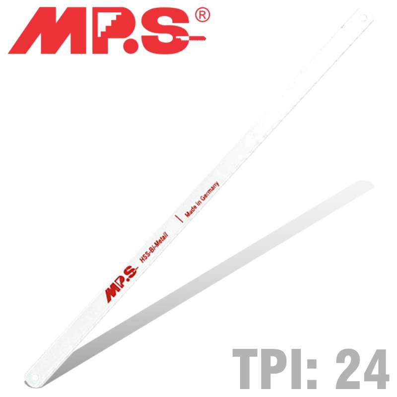 Mps Hacksaw Blade Hss Bi-metal 24t X 300mm All Metal Cutt