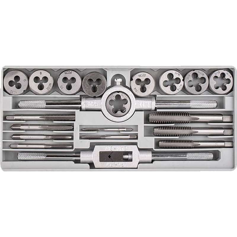 Tork Craft 20 Piece Imperial Tap & Die Set In Plastic Case