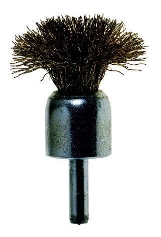 Pg End Wire Brush 30mm Mushroom