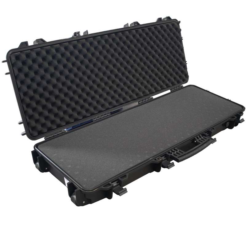 Tork Craft Plastic Case 1040 X 350 X 130mm Od With Foam Black Rifle Case Water &
