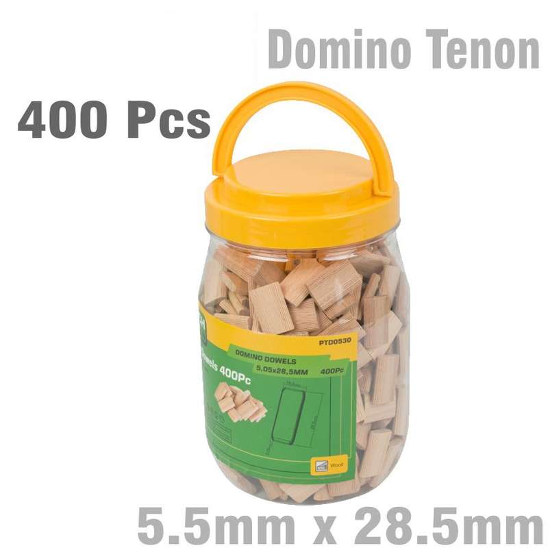 Pro-tech Domino Tenon 5.5 X 28.5mm 400pc Jar Beech Wood