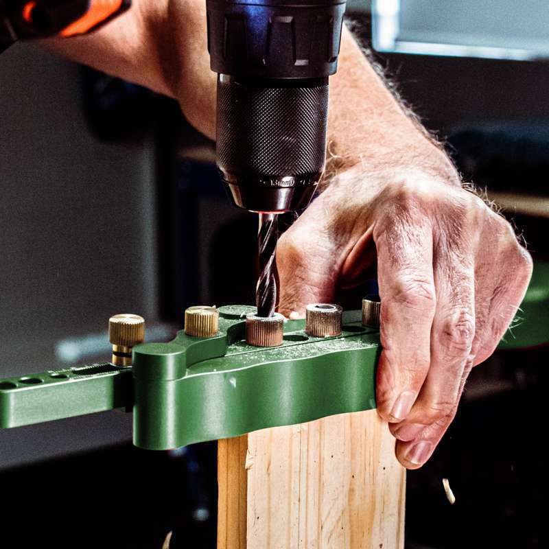 Pro-tech Dowel Jig Self-centering 6/8/10mm Alum. 16mm - 60mm Range