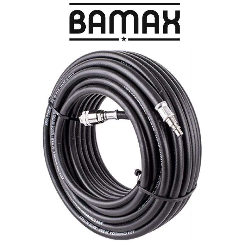 Bamax Rubber Air Hose 10mmx20m W.quick Coupler