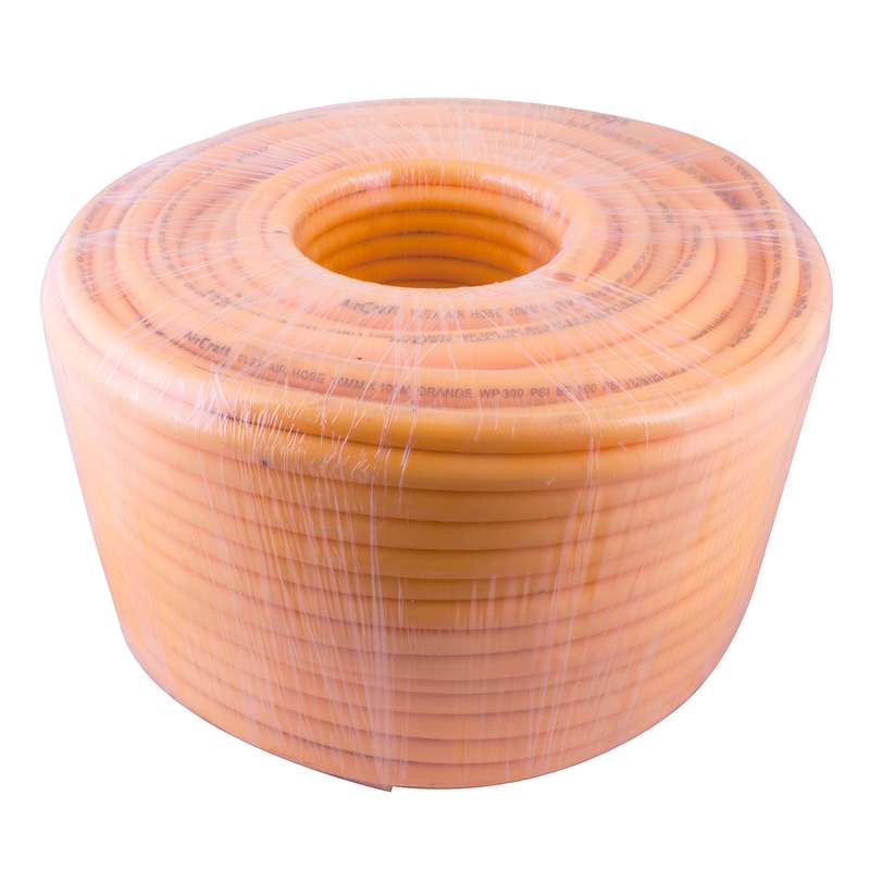 Aircraft Flex Air Hose 10mm X 100m Orange Wp300 Psi Bp 900 Psi Yohkon Flex
