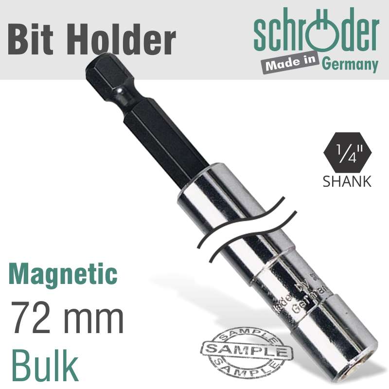 Schroder Mag.bit Holder 72 X 11.1mm Bulk