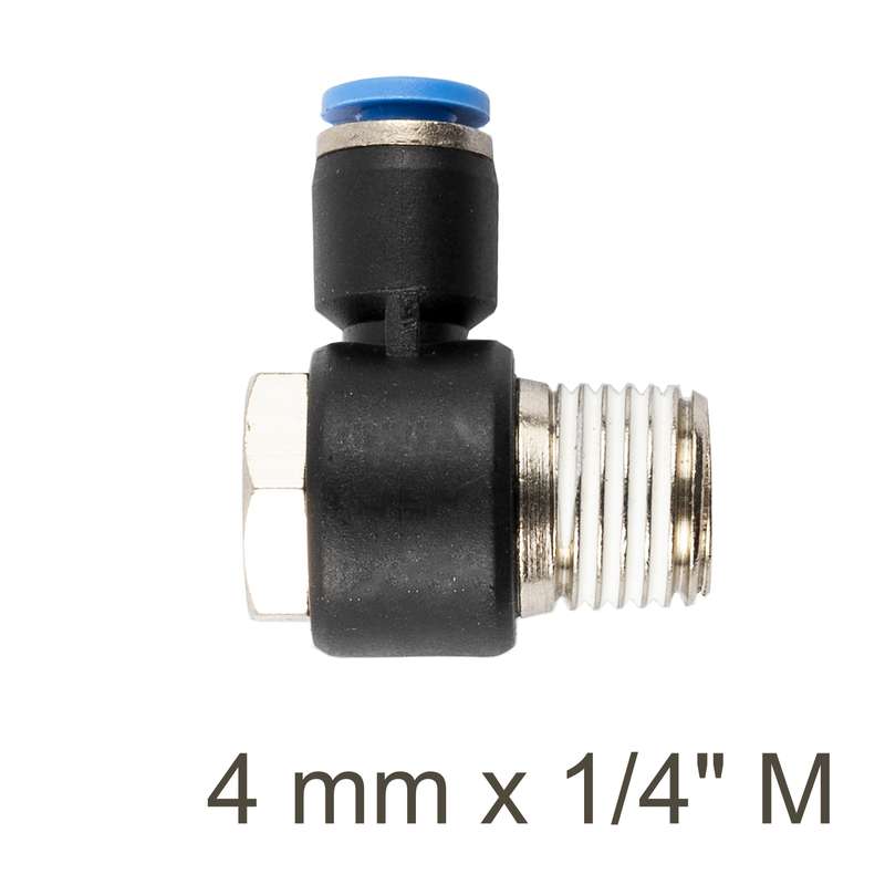 Aircraft Swivel Elbow Pu 4mm X 1/4\' M