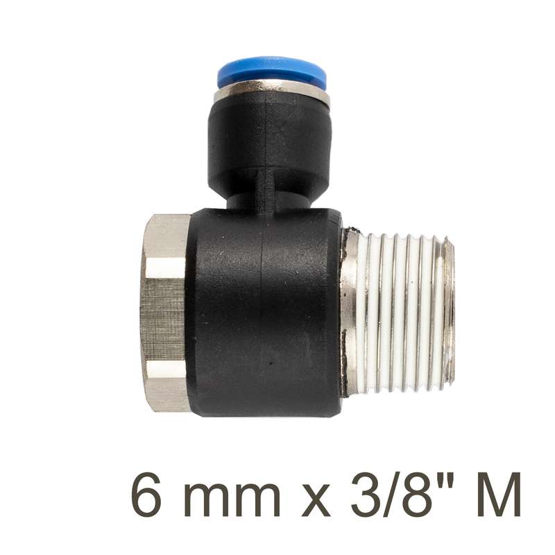 Aircraft Swivel Elbow Pu 6mm X 3/8\' M