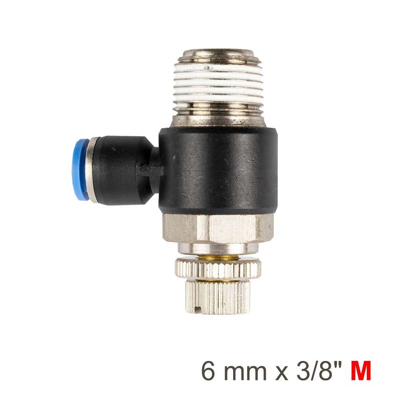 Aircraft Flow Control Swiv. Elbow Pu 6mm X 3/8 Inch M
