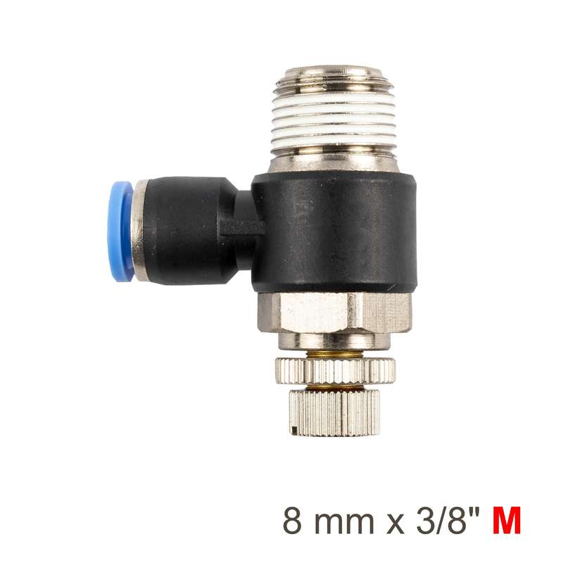 Aircraft Flow Control Swiv. Elbow Pu 8mm X 3/8 Inch M
