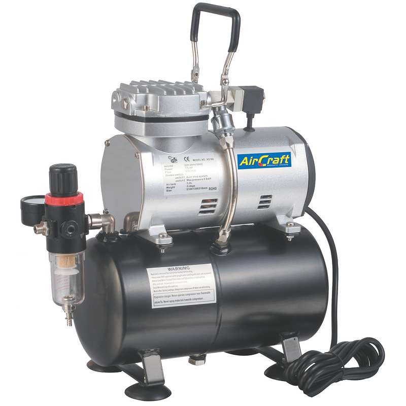 Aircraft Compressor For Airbrush 1cyl On Tank 3ltr