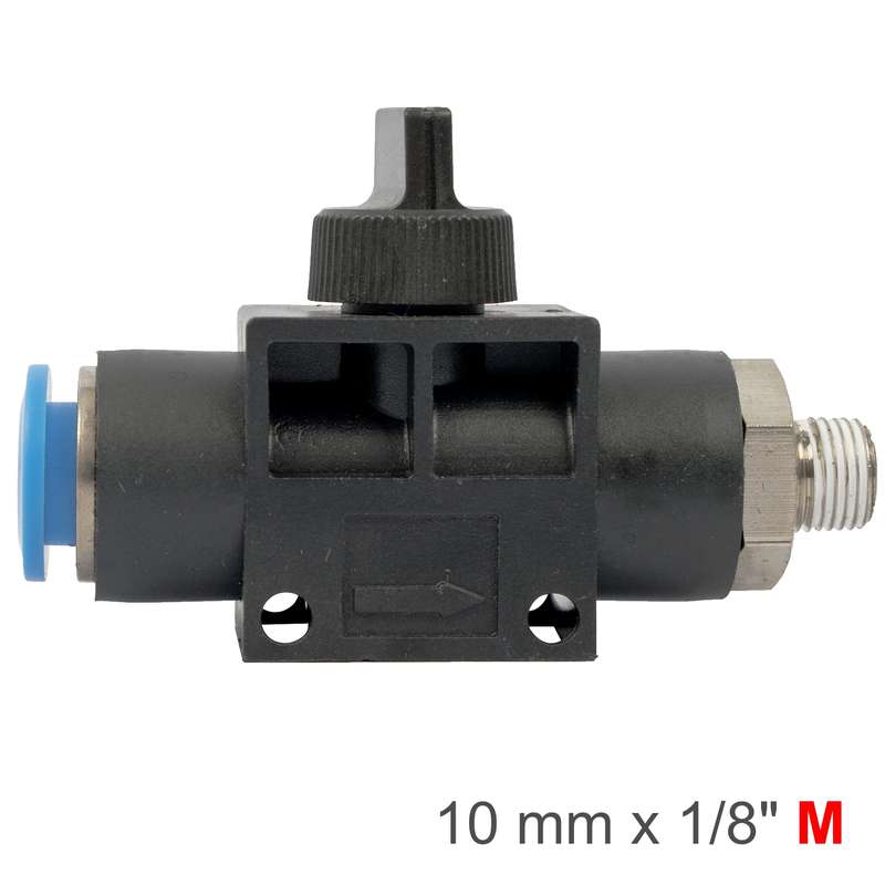 Aircraft Pu Hose Fitting Valve 10mm X 1/8\'m