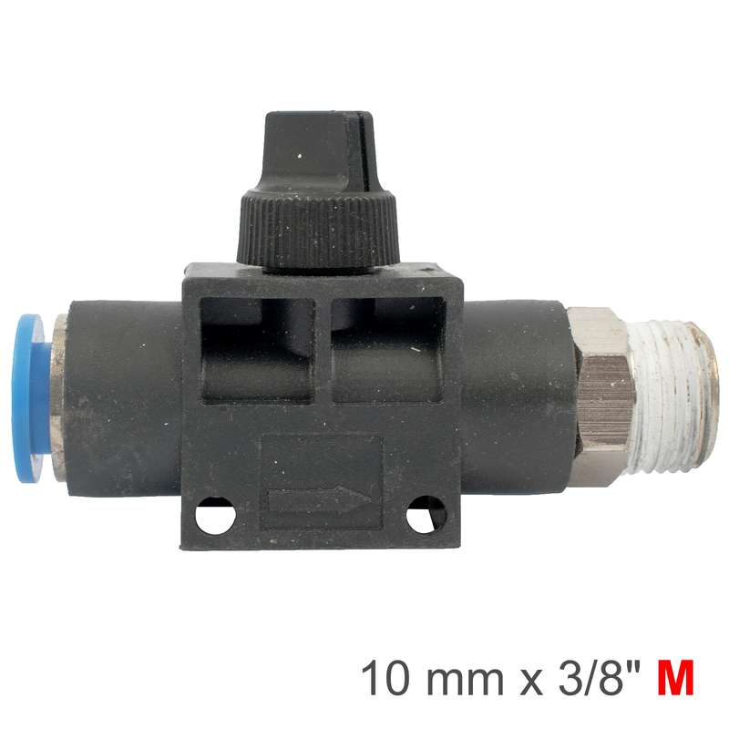 Aircraft Pu Hose Fitting Valve 10mm X 3/8\'m