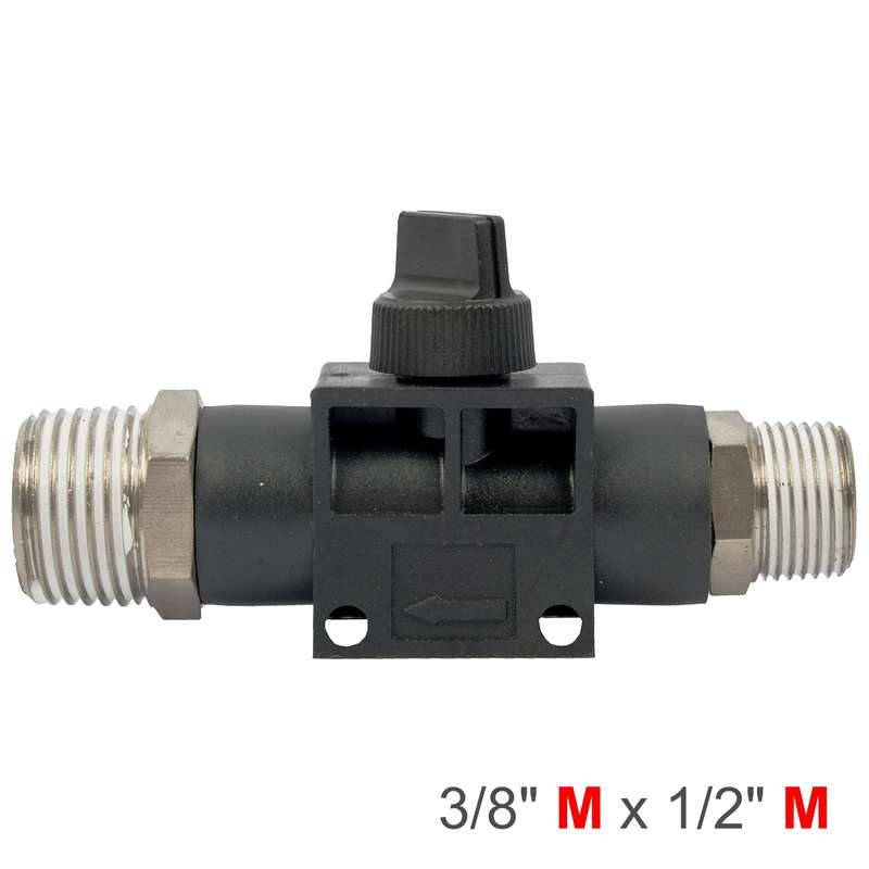 Aircraft Pu Hose Fitting Valve 3/8\'m X 1/2\'m