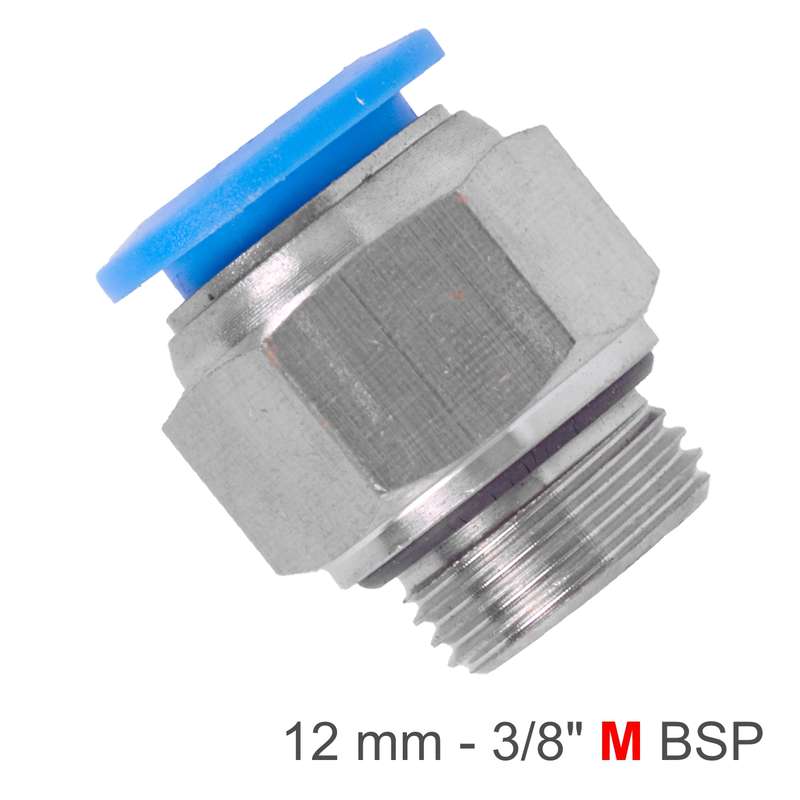 Aircraft Pu Fitting Str. Stud W/o-ring 12mm-3/8\' M