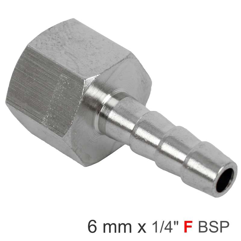 Aircraft Hosetail 1/4\'f X 6mm Bulk