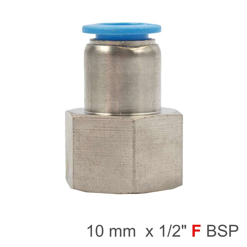 Aircraft Pu Hose Fitting Straight Stud 10mm-1/2 F
