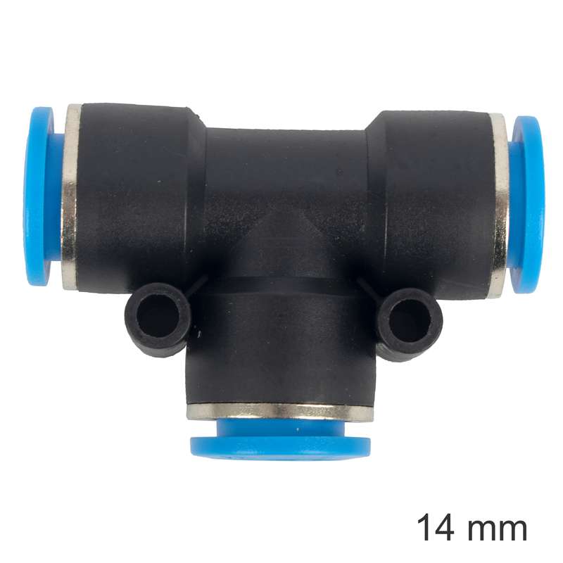 Aircraft Pu Hose Fitting Tee 14mm