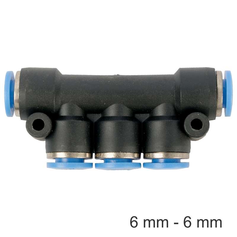 Aircraft Pu Hose Fitting Manifold 6mm-6mm