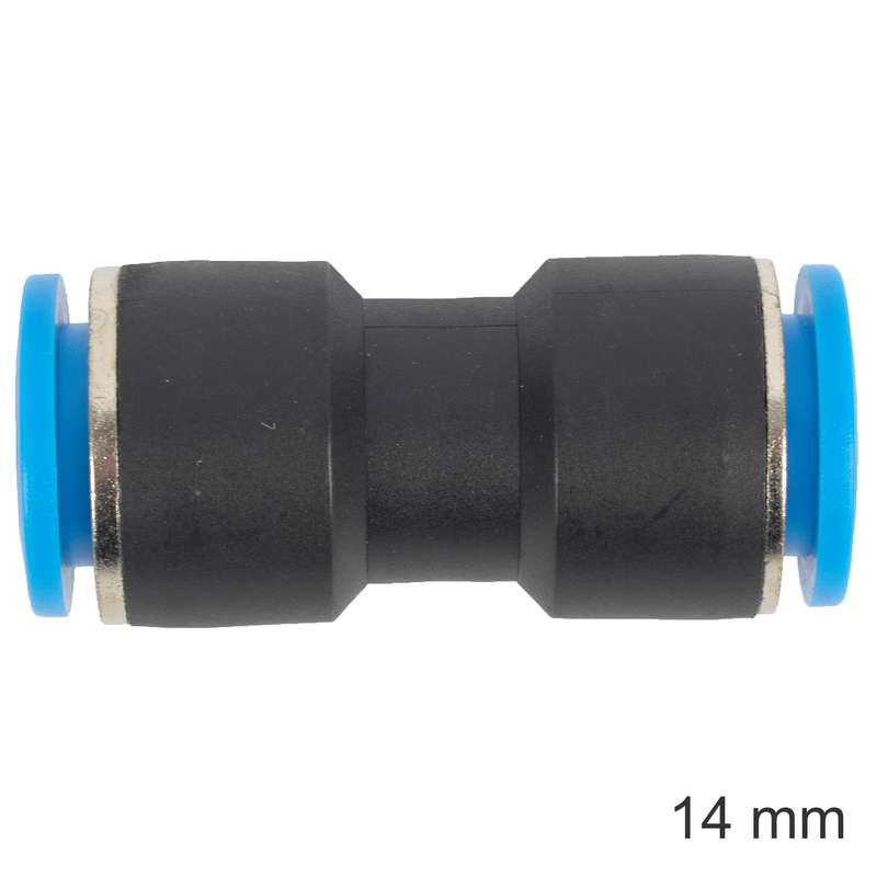 Aircraft Pu Hose Fitting Equal Joiner 14mm
