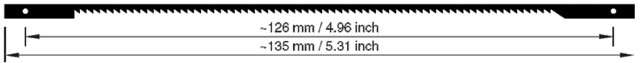 Tork Craft Scroll Saw Bl.15tpi W/pins 6/pack