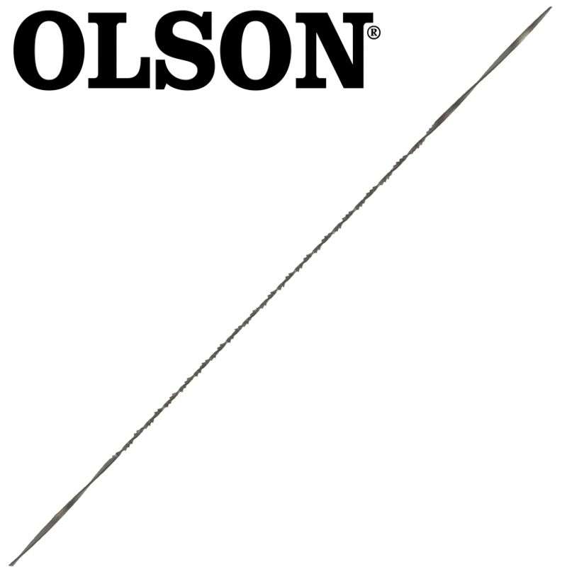 Olson Scroll Saw Bl. 5\' 125mm 36tpi Spiral Cut Wood Plain End 6pc