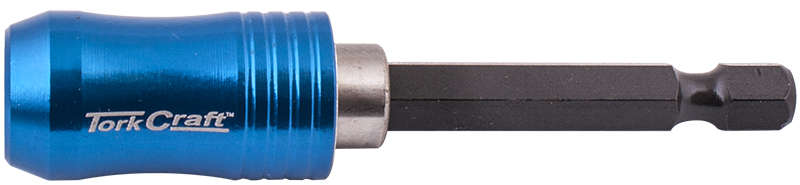 Tork Craft Magnetic Bit Holder 75mm One Touch Carded 1/4\' Hex