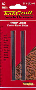 Tork Craft Planer Knives Tungsten 82mm Pair