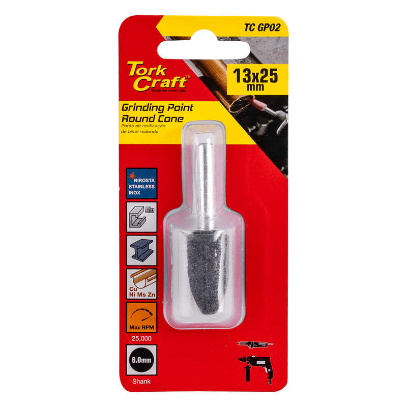 Tork Craft Grinding Point Round Cone