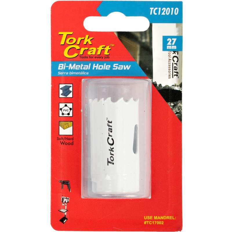 Tork Craft Hole Saw Bi-metal 27mm