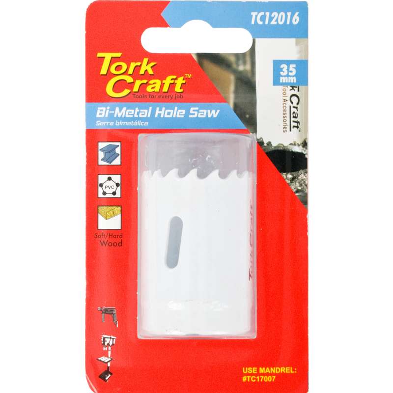 Tork Craft Hole Saw Bi-metal 35mm