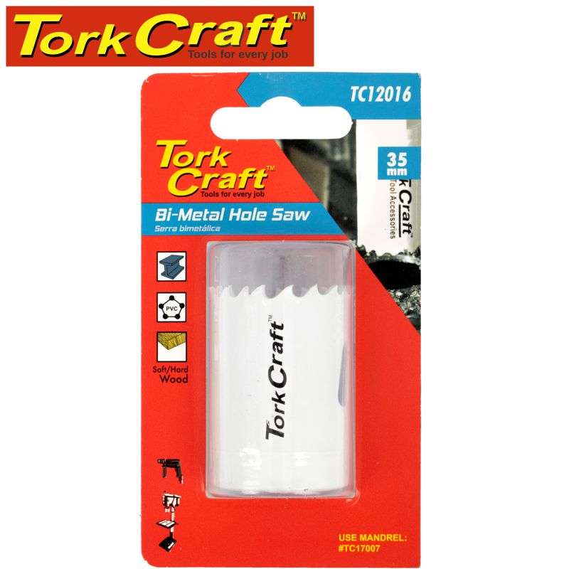 Tork Craft Hole Saw Bi-metal 37mm