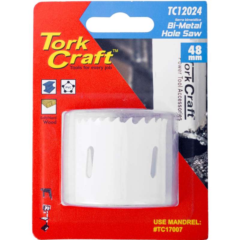 Tork Craft Hole Saw Bi-metal 48mm