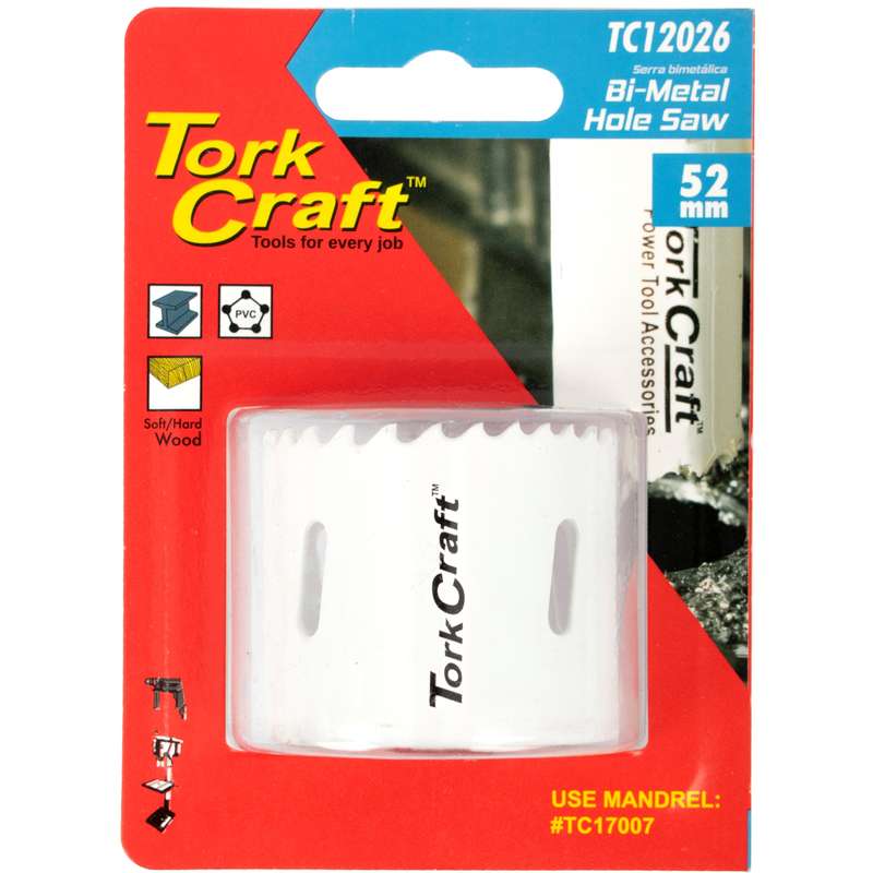 Tork Craft Hole Saw Bi-metal 52mm