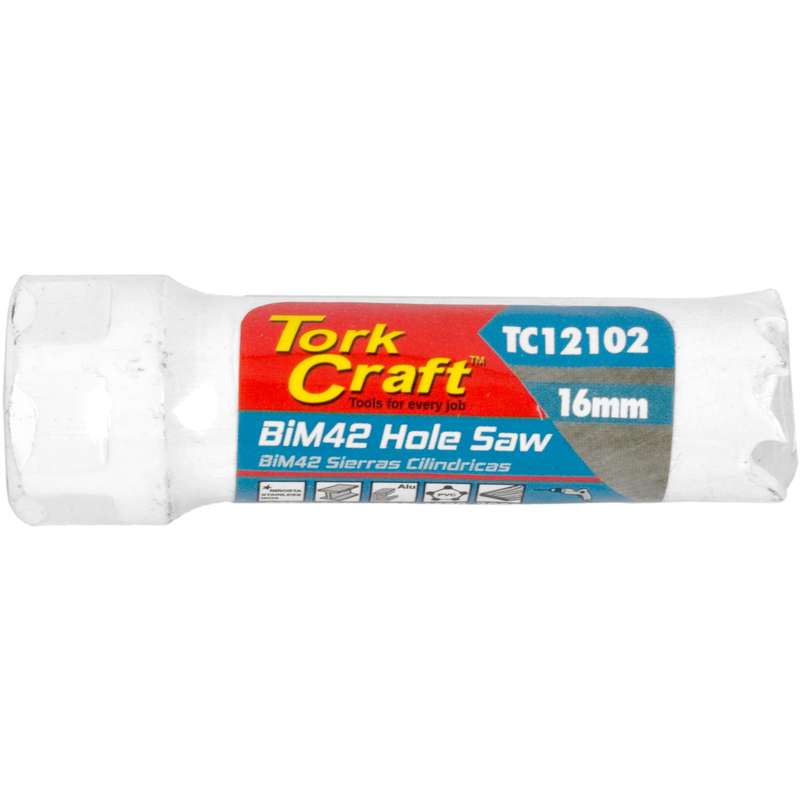 Tork Craft 16mm Bim42 Bi Metal Hole Saw