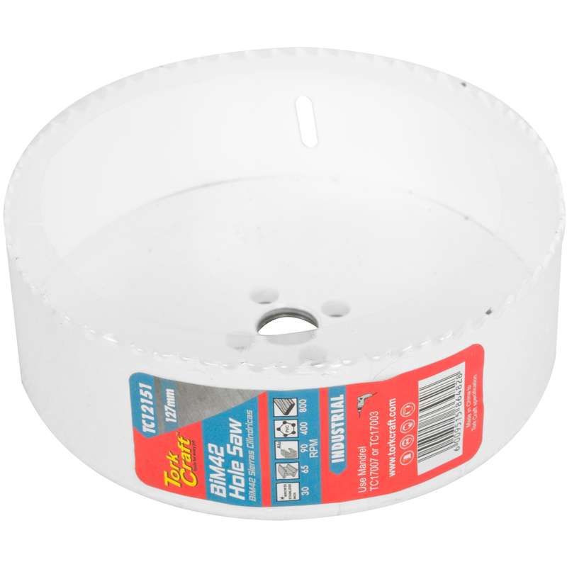 Tork Craft 127mm Bim42 Bi Metal Hole Saw