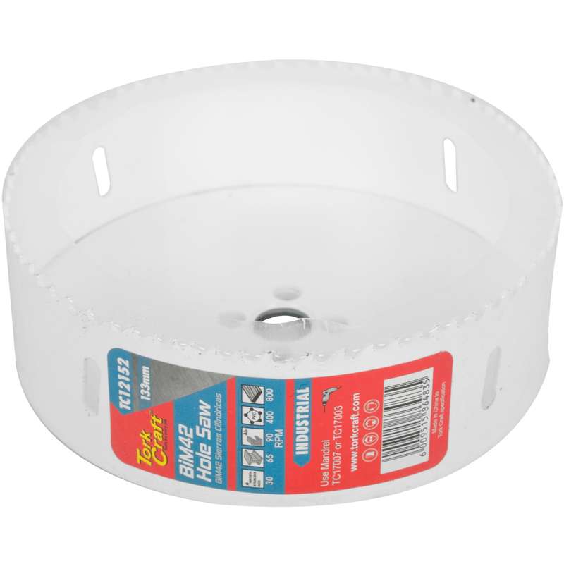Tork Craft 133mm Bim42 Bi Metal Hole Saw
