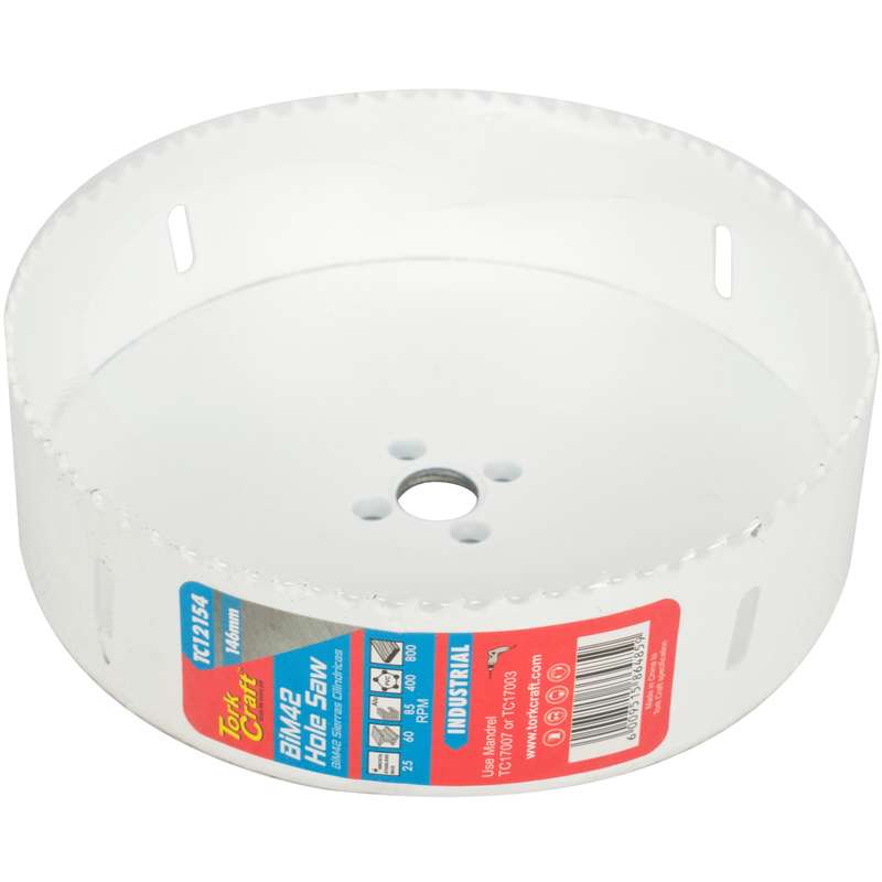 Tork Craft 146mm Bim42 Bi Metal Hole Saw