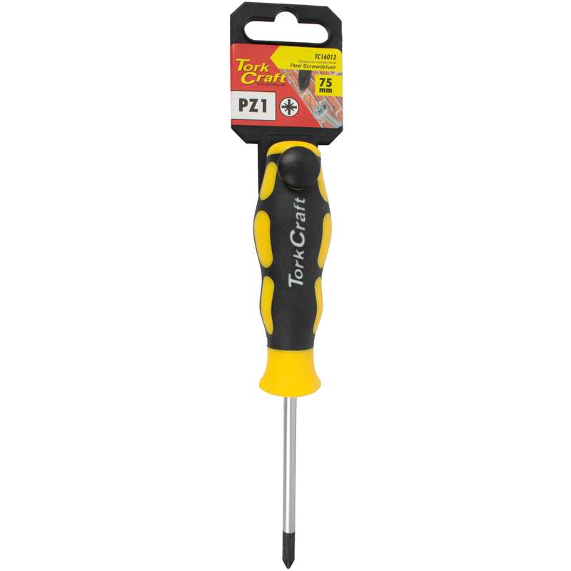 Tork Craft Screwdriver Pozi. No.1 X 75mm