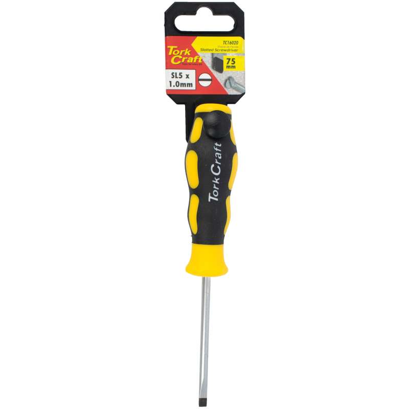 Tork Craft Screwdriver Slotted 5 X 75mm