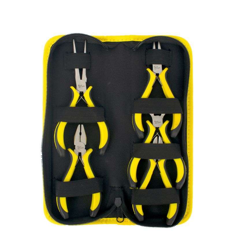 Tork Craft 5pc Mini Plier Set With Bag Micro