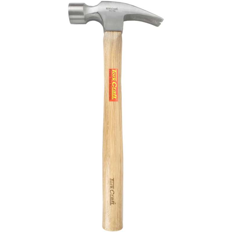 Tork Craft Hammer Claw 700g (24oz) Wooden Handle 280mm & Full Pol Head